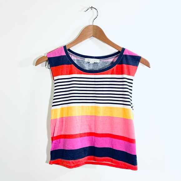 Forever 21 Tops - Forever 21 Striped Crop Top